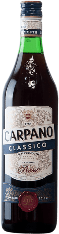 17,95 € Spedizione Gratuita | Vermut Carpano Classico Italia Bottiglia 1 L