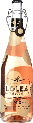 9,95 € 免费送货 | 酒桑格利亚汽酒 Lolea Nº 5 Rosé 西班牙 瓶子 75 cl