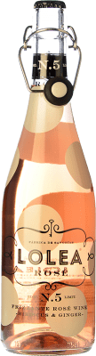 10,95 € 免费送货 | 酒桑格利亚汽酒 Lolea Nº 5 Rosé Frizzante 西班牙 瓶子 75 cl