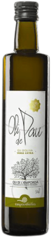 16,95 € Envio grátis | Azeite de Oliva Pau AOVE Virgem Extra Espanha Garrafa Medium 50 cl