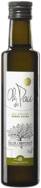 9,95 € Spedizione Gratuita | Olio d'Oliva Pau EVO Extra Vergine Spagna Bottiglietta 25 cl