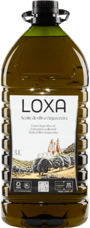 43,95 € Kostenloser Versand | Olivenöl Loxa E-NOL Extra Nativ Spanien Kanister 5 L