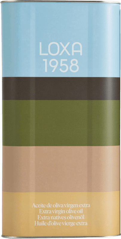 49,95 € Envoi gratuit | Huile d'Olive Loxa HOVE Vierge Extra Espagne Canette Spéciale 5 L