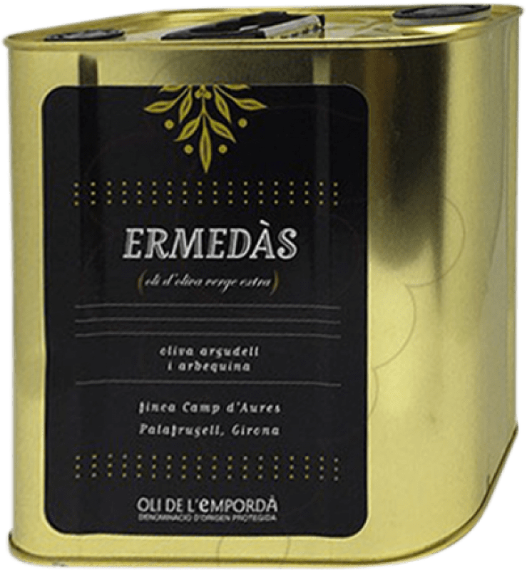 36,95 € Бесплатная доставка | Оливковое масло Ermendàs Испания Большая банка 2,5 L