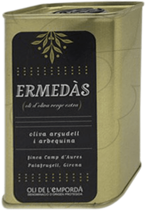19,95 € Spedizione Gratuita | Olio d'Oliva Ermendàs EVO Extra Vergine Spagna Lattina 25 cl