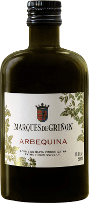 14,95 € Envio grátis | Azeite de Oliva Marqués de Griñón Espanha Arbequina Garrafa Medium 50 cl