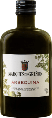 14,95 € Envio grátis | Azeite de Oliva Marqués de Griñón AOVE Virgem Extra Espanha Arbequina Garrafa Medium 50 cl