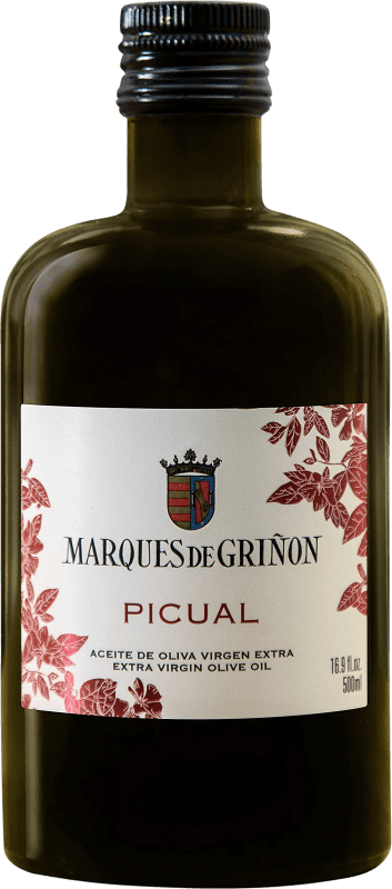 14,95 € Free Shipping | Olive Oil Marqués de Griñón EVOO Extra Virgin Spain Picual Medium Bottle 50 cl