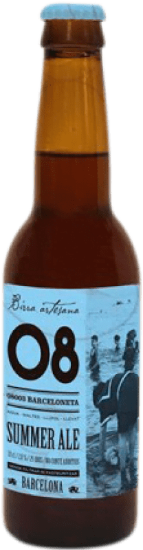 4,95 € Kostenloser Versand | Bier Birra Artesana 08 Barceloneta Summer Ale Spanien Drittelliterflasche 33 cl