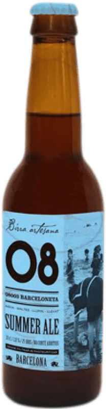 4,95 € Spedizione Gratuita | Birra Birra Artesana 08 Barceloneta Summer Ale Spagna Bottiglia Terzo 33 cl