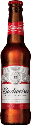 2,95 € Бесплатная доставка | Пиво Budweiser Соединенные Штаты треть литровая бутылка 33 cl
