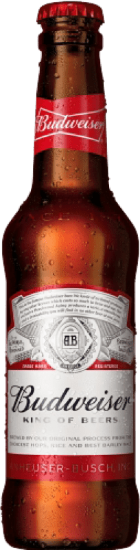 2,95 € Spedizione Gratuita | Birra Budweiser stati Uniti Bottiglia Terzo 33 cl