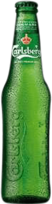 1,95 € Kostenloser Versand | Bier Carlsberg Dänemark Drittelliterflasche 33 cl