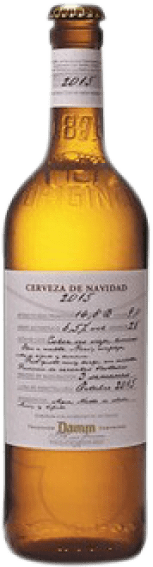 1,95 € Envio grátis | Cerveja Damm Navidad Espanha Garrafa Terço 33 cl