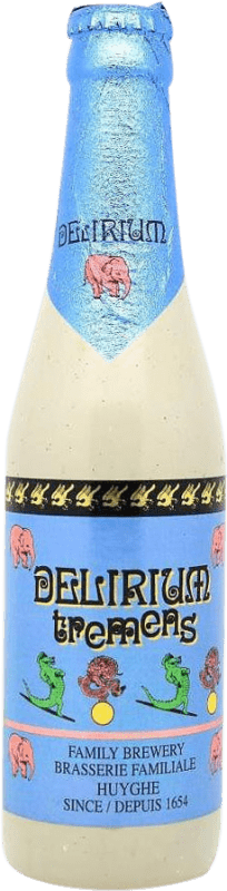 4,95 € Kostenloser Versand | Bier Delirium Tremens Belgien Drittel-Liter-Flasche 33 cl