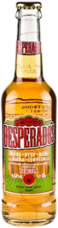 2,95 € Envio grátis | Cerveja Desperados França Garrafa Terço 33 cl