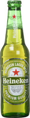 2,95 € 免费送货 | 啤酒 Heineken 荷兰 三分之一升瓶 33 cl