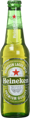 2,95 € 免费送货 | 啤酒 Heineken Lager 荷兰 三分之一升瓶 33 cl