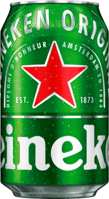 2,95 € Kostenloser Versand | Bier Heineken Lager Niederlande Dose 33 cl
