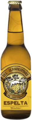 2,95 € Бесплатная доставка | Пиво Les Clandestines Espelta Испания треть литровая бутылка 33 cl