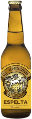 2,95 € Бесплатная доставка | Пиво Les Clandestines Espelta Weissbier — Белое пиво Испания Бутылка на треть 33 cl
