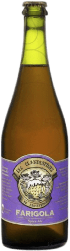 5,95 € Бесплатная доставка | Пиво Les Clandestines Farigola Испания бутылка 75 cl