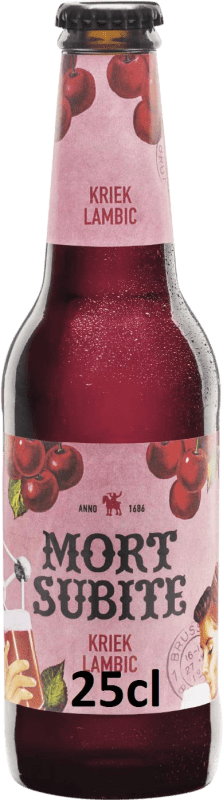 3,95 € Kostenloser Versand | Bier Mort Subite Belgien Kleine Flasche 25 cl Cereza — Kirsche