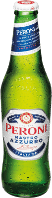 1,95 € Kostenloser Versand | Bier Peroni Nastro Azzurro Italien Drittel-Liter-Flasche 33 cl