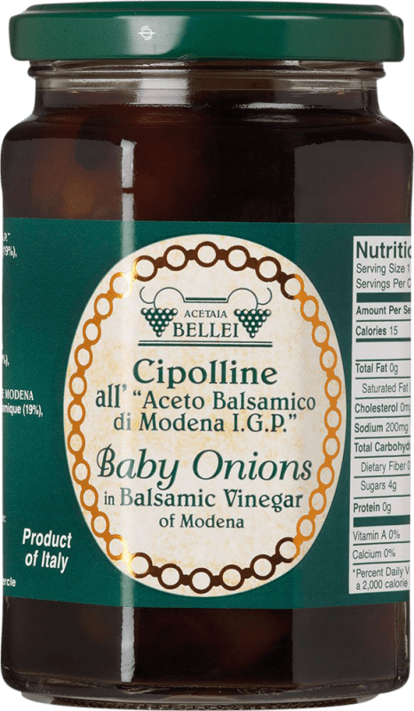 4,95 € Envio grátis | Vinagre Bellei Cipolline Balsâmico Itália Garrafinha 25 cl