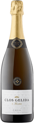 14,95 € Envío gratis | Espumoso Blanco El Cep Clos Gelida 4 Heretats Brut Nature Gran Reserva D.O. Cava Cataluña España Pinot Negro, Macabeo, Xarel·lo, Chardonnay Eco — Ecológico 75 cl