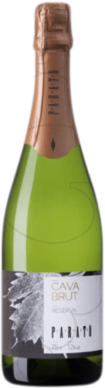 7,95 € 免费送货 | 白起泡酒 Parató 香槟 预订 D.O. Cava 加泰罗尼亚 西班牙 Macabeo, Xarel·lo, Parellada 瓶子 75 cl