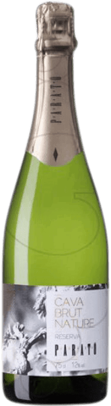 15,95 € Envoi gratuit | Vin Mousseux Blanc Parató Brut Nature Réserve D.O. Cava Catalogne Espagne Macabeo — Macabeu, Xarel·lo, Chardonnay, Parellada Bouteille 75 cl