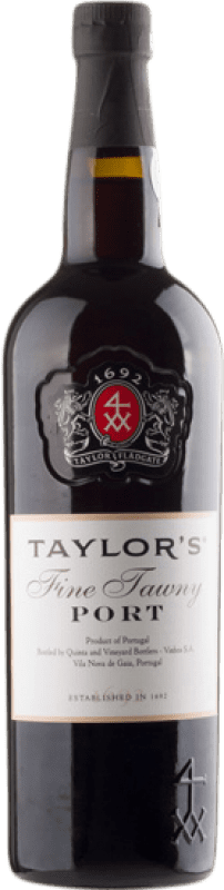 17,95 € Бесплатная доставка | Крепленое вино Taylor's Fine Tawny I.G. Porto порто Португалия Tempranillo, Touriga Franca, Touriga Nacional, Tinta Amarela, Tinta Cão, Tinta Barroca бутылка 75 cl