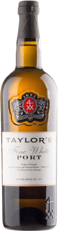 18,95 € Free Shipping | Fortified wine Taylor's Fine White I.G. Porto Porto Portugal Godello, Sémillon, Códega, Rabigato, Viosinho Bottle 75 cl