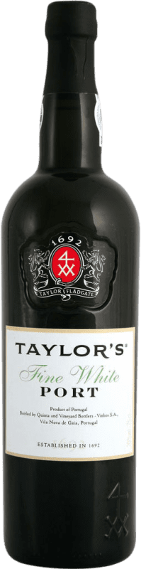 15,95 € Envío gratis | Vino Generoso Fortificado Taylor's White I.G. Porto Oporto Portugal Godello, Sémillon, Códega, Rabigato, Viosinho 75 cl