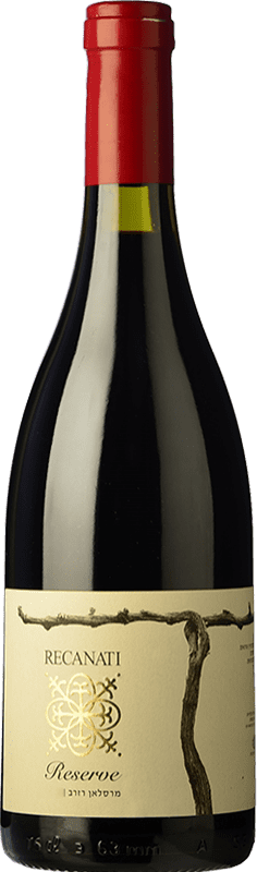 63,95 € Kostenloser Versand | Rotwein Recanati Kósher Reserve Israel Marselan Flasche 75 cl