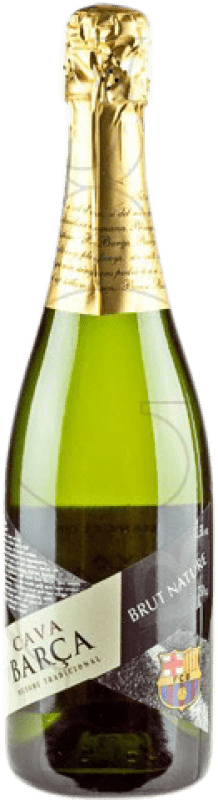 16,95 € Envio grátis | Espumante branco Red Dragon Barça Brut Nature Jovem D.O. Cava Catalunha Espanha Macabeo, Xarel·lo, Parellada Garrafa 75 cl