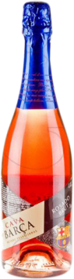 6,95 € 免费送货 | 玫瑰气泡酒 Red Dragon Barça Rosat 香槟 年轻的 D.O. Cava 加泰罗尼亚 西班牙 Trepat 瓶子 75 cl