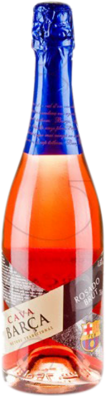 6,95 € Envío gratis | Espumoso Rosado Red Dragon Barça Brut Joven D.O. Cava Cataluña España Trepat 75 cl