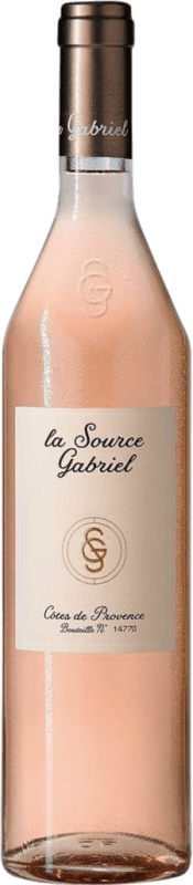 14,95 € Envío gratis | Vino Rosado Regine Sumeire La Source Gabriel Joven A.O.C. Francia Francia Syrah, Garnacha, Cinsault 75 cl