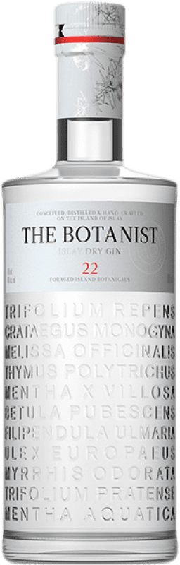 51,95 € Envio grátis | Gin Bruichladdich The Botanist 22 Islay Dry Gin Escócia Reino Unido Garrafa 70 cl