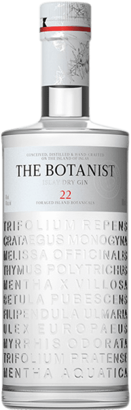 46,95 € Envio grátis | Genever Gin Bruichladdich The Botanist 22 Islay Reino Unido 70 cl