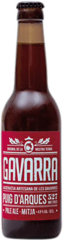 2,95 € Envio grátis | Cerveja Rispac Gavarra Puig d'Arques Espanha Garrafa Terço 33 cl