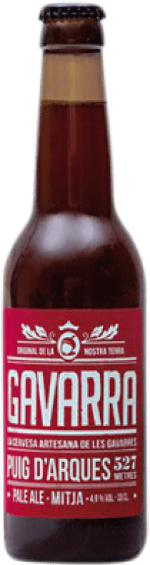 2,95 € Envío gratis | Cerveza Rispac Gavarra Puig d'Arques Pale Ale España Botellín Tercio 33 cl
