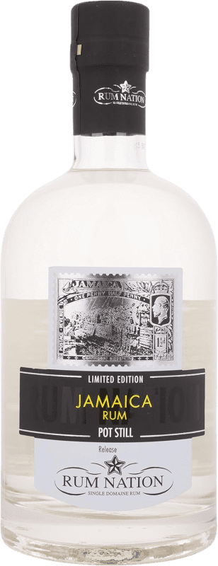56,95 € Spedizione Gratuita | Rum Rossi & Rossi Nation Jamaica Pot Still Blanco Giamaica Bottiglia 70 cl