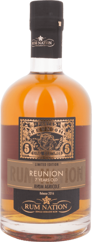 41,95 € Spedizione Gratuita | Rum Rossi & Rossi Nation Reunion Riunione 7 Anni Bottiglia 70 cl