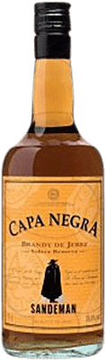 16,95 € Envío gratis | Brandy Sandeman Porto Capa Negra España Botella 70 cl
