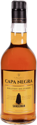 17,95 € Envio grátis | Brandy Conhaque Sandeman Porto Capa Negra Espanha Garrafa 70 cl