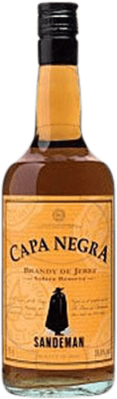 17,95 € Free Shipping | Brandy Sandeman Porto Capa Negra Spain Bottle 70 cl