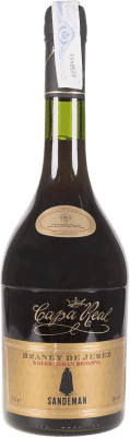 54,95 € Envio grátis | Brandy Conhaque Sandeman Porto Capa Real Solera Grande Reserva Espanha Garrafa 70 cl